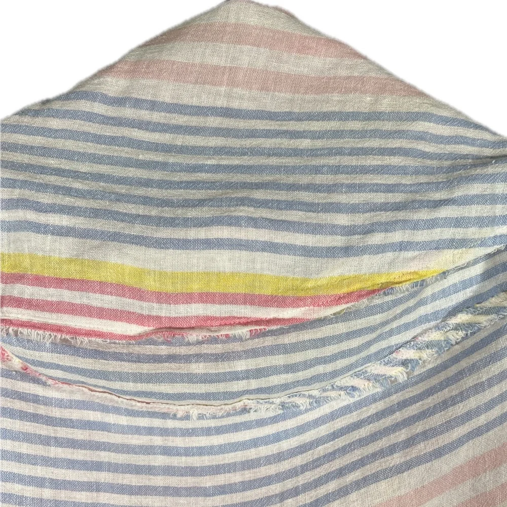 Tommy Bahama Sleeveless V-Neck Tank Striped Linen Blend size Medium - Picture 7 of 12